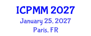 International Conference on Pain Medicine and Management (ICPMM) January 25, 2027 - Paris, France