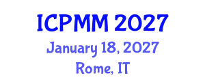 International Conference on Pain Medicine and Management (ICPMM) January 18, 2027 - Rome, Italy