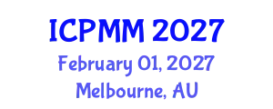 International Conference on Pain Medicine and Management (ICPMM) February 01, 2027 - Melbourne, Australia