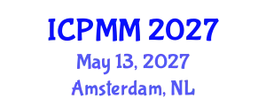 International Conference on Pain Medicine and Management (ICPMM) May 13, 2027 - Amsterdam, Netherlands