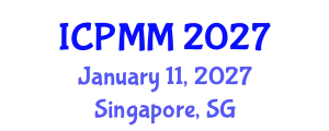 International Conference on Pain Medicine and Management (ICPMM) January 11, 2027 - Singapore, Singapore