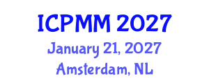 International Conference on Pain Medicine and Management (ICPMM) January 21, 2027 - Amsterdam, Netherlands