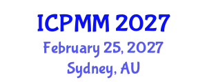 International Conference on Pain Medicine and Management (ICPMM) February 25, 2027 - Sydney, Australia