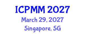 International Conference on Pain Medicine and Management (ICPMM) March 29, 2027 - Singapore, Singapore