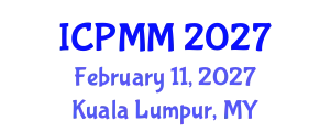 International Conference on Pain Medicine and Management (ICPMM) February 11, 2027 - Kuala Lumpur, Malaysia