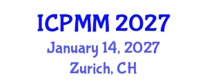 International Conference on Pain Medicine and Management (ICPMM) January 14, 2027 - Zurich, Switzerland