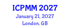 International Conference on Pain Medicine and Management (ICPMM) January 21, 2027 - London, United Kingdom