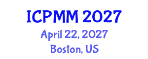 International Conference on Pain Medicine and Management (ICPMM) April 22, 2027 - Boston, United States