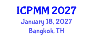 International Conference on Pain Medicine and Management (ICPMM) January 18, 2027 - Bangkok, Thailand