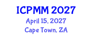 International Conference on Pain Medicine and Management (ICPMM) April 15, 2027 - Cape Town, South Africa