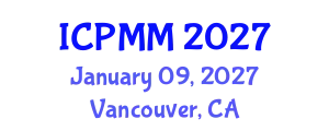 International Conference on Pain Medicine and Management (ICPMM) January 09, 2027 - Vancouver, Canada