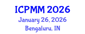International Conference on Pain Medicine and Management (ICPMM) January 26, 2026 - Bengaluru, India