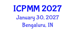 International Conference on Pain Medicine and Management (ICPMM) January 30, 2027 - Bengaluru, India