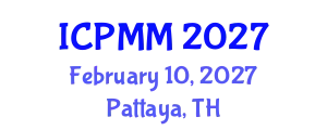 International Conference on Pain Medicine and Management (ICPMM) February 10, 2027 - Pattaya, Thailand
