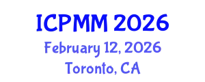 International Conference on Pain Medicine and Management (ICPMM) February 12, 2026 - Toronto, Canada