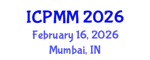 International Conference on Pain Medicine and Management (ICPMM) February 16, 2026 - Mumbai, India