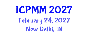 International Conference on Pain Medicine and Management (ICPMM) February 24, 2027 - New Delhi, India
