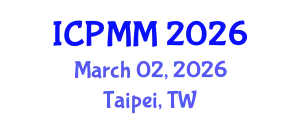 International Conference on Pain Medicine and Management (ICPMM) March 02, 2026 - Taipei, Taiwan