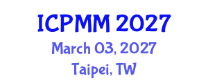 International Conference on Pain Medicine and Management (ICPMM) March 03, 2027 - Taipei, Taiwan