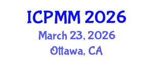 International Conference on Pain Medicine and Management (ICPMM) March 23, 2026 - Ottawa, Canada