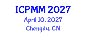 International Conference on Pain Medicine and Management (ICPMM) April 10, 2027 - Chengdu, China