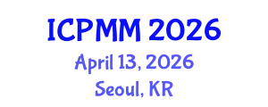 International Conference on Pain Medicine and Management (ICPMM) April 13, 2026 - Seoul, Republic of Korea