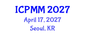 International Conference on Pain Medicine and Management (ICPMM) April 17, 2027 - Seoul, Republic of Korea
