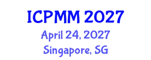 International Conference on Pain Medicine and Management (ICPMM) April 24, 2027 - Singapore, Singapore