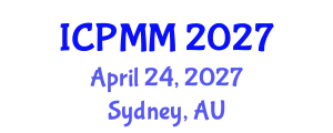 International Conference on Pain Medicine and Management (ICPMM) April 24, 2027 - Sydney, Australia
