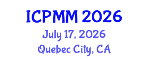 International Conference on Pain Medicine and Management (ICPMM) July 17, 2026 - Quebec City, Canada