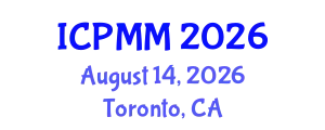 International Conference on Pain Medicine and Management (ICPMM) August 14, 2026 - Toronto, Canada