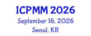 International Conference on Pain Medicine and Management (ICPMM) September 16, 2026 - Seoul, Republic of Korea