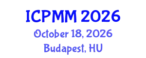 International Conference on Pain Medicine and Management (ICPMM) October 18, 2026 - Budapest, Hungary