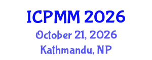 International Conference on Pain Medicine and Management (ICPMM) October 21, 2026 - Kathmandu, Nepal