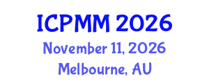 International Conference on Pain Medicine and Management (ICPMM) November 11, 2026 - Melbourne, Australia