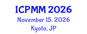 International Conference on Pain Medicine and Management (ICPMM) November 15, 2026 - Kyoto, Japan