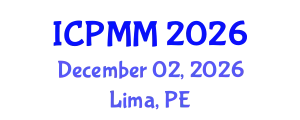 International Conference on Pain Medicine and Management (ICPMM) December 02, 2026 - Lima, Peru