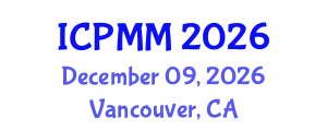 International Conference on Pain Medicine and Management (ICPMM) December 09, 2026 - Vancouver, Canada
