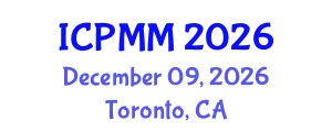 International Conference on Pain Medicine and Management (ICPMM) December 09, 2026 - Toronto, Canada