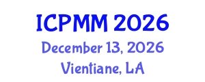 International Conference on Pain Medicine and Management (ICPMM) December 13, 2026 - Vientiane, Laos