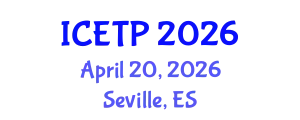 International Conference on Environmental Toxicology and Pharmacology (ICETP) April 20, 2026 - Seville, Spain