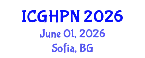 International Conference on Gastroenterology, Hepatology and Pediatric Nutrition (ICGHPN) June 01, 2026 - Sofia, Bulgaria