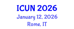 International Conference on Urology and Nephrology (ICUN) January 12, 2026 - Rome, Italy