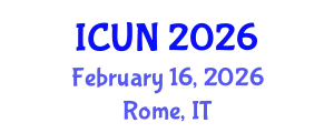 International Conference on Urology and Nephrology (ICUN) February 16, 2026 - Rome, Italy