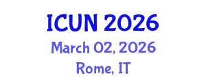 International Conference on Urology and Nephrology (ICUN) March 02, 2026 - Rome, Italy