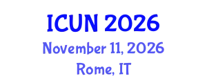 International Conference on Urology and Nephrology (ICUN) November 11, 2026 - Rome, Italy