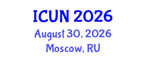 International Conference on Urology and Nephrology (ICUN) August 30, 2026 - Moscow, Russia