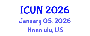 International Conference on Urology and Nephrology (ICUN) January 05, 2026 - Honolulu, United States