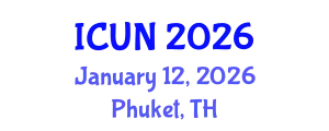 International Conference on Urology and Nephrology (ICUN) January 12, 2026 - Phuket, Thailand