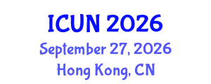 International Conference on Urology and Nephrology (ICUN) September 27, 2026 - Hong Kong, China